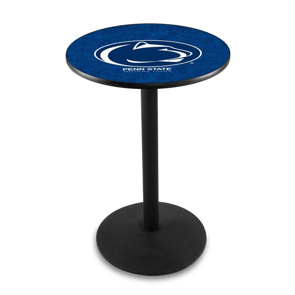 42" Blk Wrinkle Penn State Pub Table